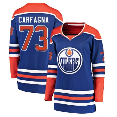 Breakaway Damien Carfagna Royal Edmonton Oilers Alternate Jersey - Women's