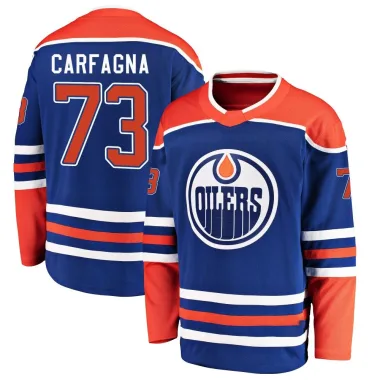 Breakaway Damien Carfagna Royal Edmonton Oilers Alternate Jersey - Youth