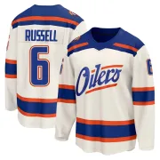 Breakaway Kris Russell Edmonton Oilers Light Beige Alternate Jersey - Men's