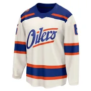 Breakaway Kris Russell Edmonton Oilers Light Beige Alternate Jersey - Men's