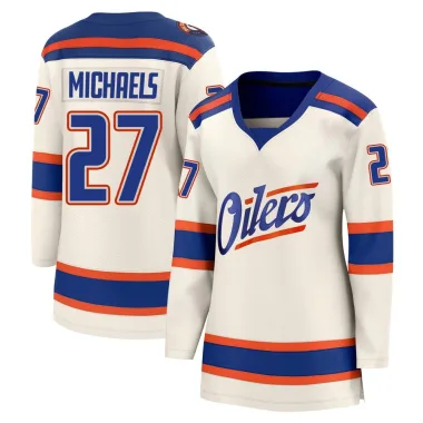 Breakaway Owen Michaels Edmonton Oilers Light Beige Alternate Jersey - Women's